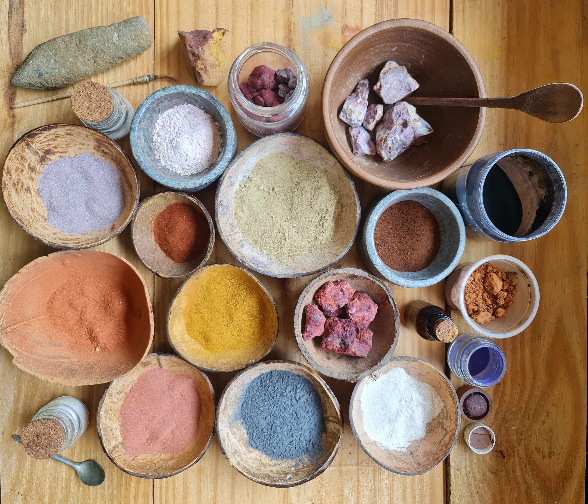 WORKSHOP GEOTINTAS: MURAL COM TINTAS DE TERRA